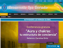 Tablet Screenshot of desarrolloluzdorada.com